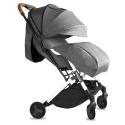 MAVERO Kidwell Lekki wózek spacerowy 6,4 kg - SREBRNY/BRĄZ