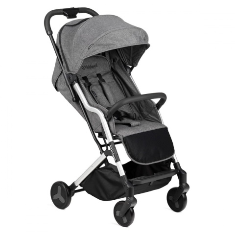 MAVERO Kidwell Lekki wózek spacerowy 6,4 kg - SREBRNY/CZARNY