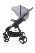 Stinger 4Baby klasyczny i funkcjonalny wózek spacerowy do 22 kg - Light Grey