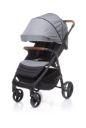 Stinger 4Baby klasyczny i funkcjonalny wózek spacerowy do 22 kg - Light Grey