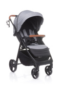 Stinger 4Baby klasyczny i funkcjonalny wózek spacerowy do 22 kg - Light Grey