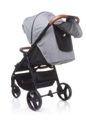 Stinger 4Baby klasyczny i funkcjonalny wózek spacerowy do 22 kg - Light Grey