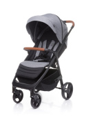 Stinger 4Baby klasyczny i funkcjonalny wózek spacerowy do 22 kg - Light Grey