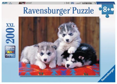 Puzzle 200el XXL Szczenięta Husky 128235