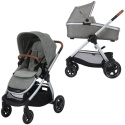 Adorra Maxi-Cosi 2w1 + CabrioFix za 1zł, wózek głęboko-spacerowy z gondolą Oria NOMAD GREY