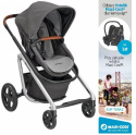 LILA MAXI-COSI + CabrioFix za 1zł, wózek spacerowy / gondola 2w1 - Nomad Grey