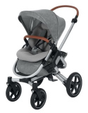 NOVA 4 Maxi Cosi wózek 2w1 + CabrioFix za 1zł, wózek głęboko-spacerowy składanie bez użycia rąk - nomad grey