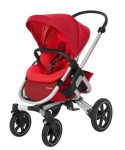 NOVA 4 Maxi Cosi wózek 2w1 + CabrioFix za 1zł, wózek głęboko-spacerowy składanie bez użycia rąk - vivid red