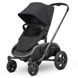 Quinny HUBB MONO + CabrioFix za 1zł, wózek zakupowy wersja spacerowa - BLACK ON BLACK