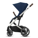 BALIOS S Lux CYBEX 2w1 Wózek głęboko-spacerowy - Navy Blue (Silver)