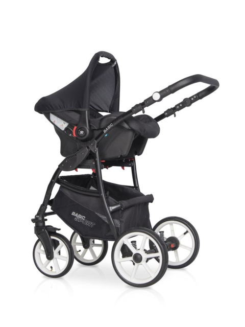RIKO BASIC SPORT 3w1 Wózek głęboko-spacerowy z fotelikiem 0-13 kg - DAKAR