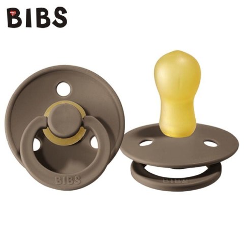 BIBS COLOUR DARK OAK L Smoczek Uspokajający kauczuk Hevea