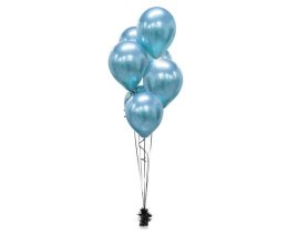 Balony Beauty&Charm platynowe niebieskie 12