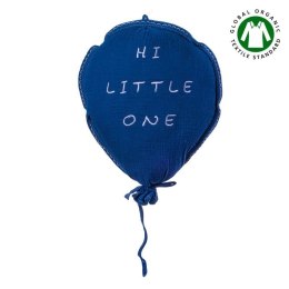 Hi Little One - Poduszka dekoracyjna z organicznego oddychającego BIO muślinu BALOON Navy