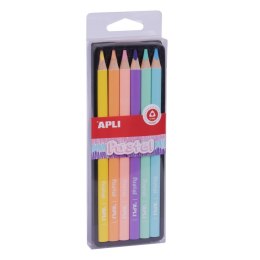Kredki ołówkowe Jumbo Apli Kids - Pastel