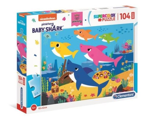 Clementoni Puzzle 104el Maxi Baby Shark 23751