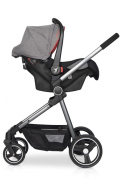 ONEMAX Colibro 3w1 Ultralekki wózek wielofunkcyjny 7,5 kg z fotelikiem 0-13 kg - ONYX