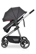 ONEMAX Colibro 3w1 Ultralekki wózek wielofunkcyjny 7,5 kg z fotelikiem 0-13 kg - ONYX