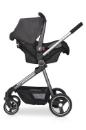 ONEMAX Colibro 3w1 Ultralekki wózek wielofunkcyjny 7,5 kg z fotelikiem 0-13 kg - ONYX