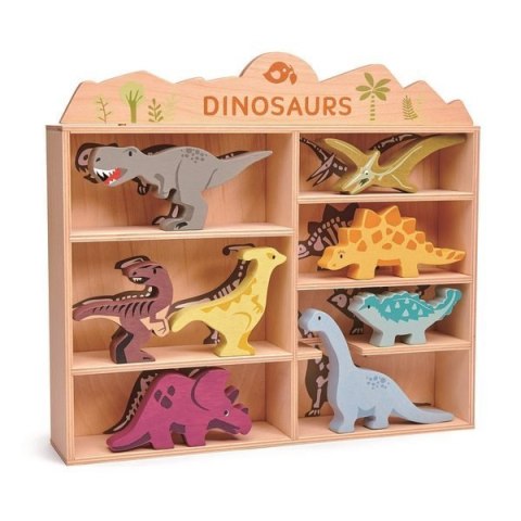 Drewniane figurki do zabawy - dinozaury, Tender Leaf Toys