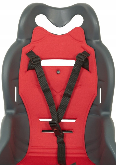 Sanbas T HTP Design Fotelik rowerowy mocowany do ramy pod siodełkiem - czarny