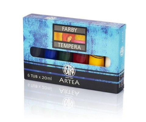 Farby tempera 6kol 20ml ASTRA