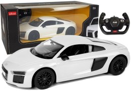 Auto R/C Audi R8 Rastar 1:14 Białe na pilota