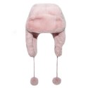 Rockahula Kids czapka zimowa futerko dla dziewczynki Teddy Fur Dusky Pink 3-6 lat