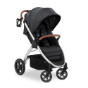 HAUCK UPTOWN Wózek spacerowy do 25 kg - MELANGE BLACK