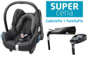 CabrioFix fotelik 0-13kg + Baza FamilyFix Maxi-Cosi - Black Crystal