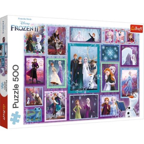 Puzzle 500el Magiczna Galeria Kraina Lodu II 37392 TREFL p8