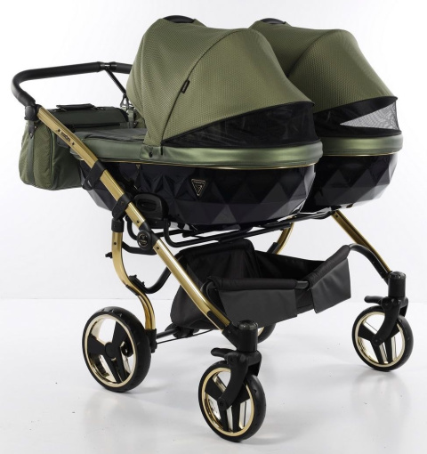 DIAMOND SAPHIRE DUO 3w1 JUNAMA wózek dla bliźniąt, jeden obok drugiego z fotelikami Kite 0-13kg - 07 DIAMOND SAPHIRE DUO 3w1 JUNAMA wózek dla bliźniąt, jeden obok drugiego z fotelikami Kite 0-13kg - 07