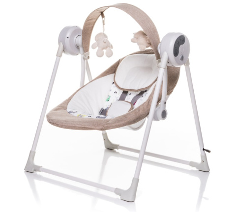 4Baby SWING Huśtawka elektryczna / Bujaczek 6m+ BEIGE