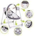 4Baby SWING Huśtawka elektryczna / Bujaczek 6m+ BEIGE