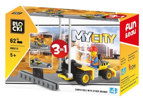 Klocki Blocki MyCity 3w1 - 62 el.