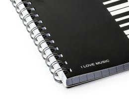 Notes muzyka - I LOVE MUSIC