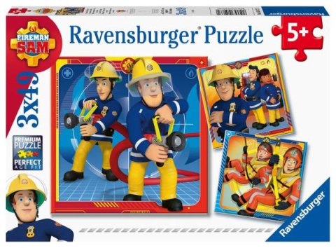 Puzzle 3x49el Strażak Sam na ratunek 050772 RAVENSBURGER p8