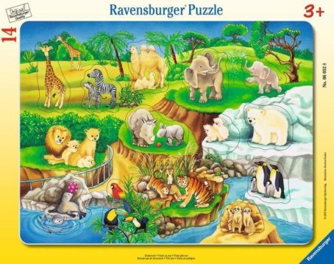 Puzzle ramkowe 14el ZOO 060528 p40