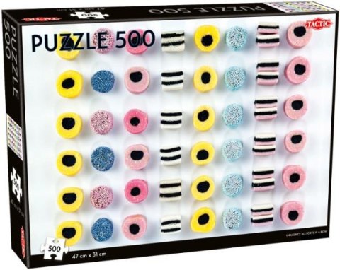 PROMO Puzzle 500el Liquorice allsorts in a row TACTIC