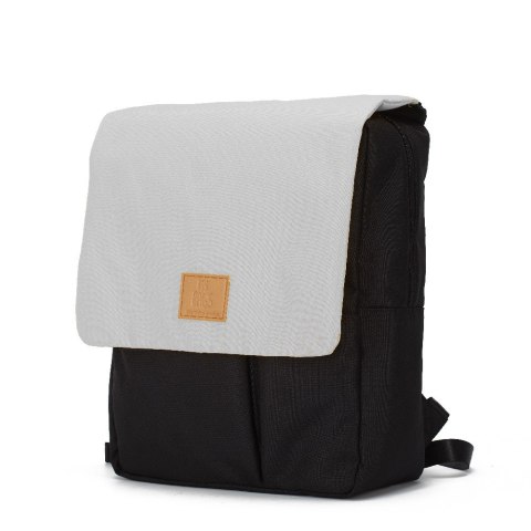 My Bag's Plecak Reflap eco black/grey