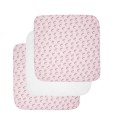 Muślinowy Otulacz/pielucha 3-pack LUMA Racoon Pink