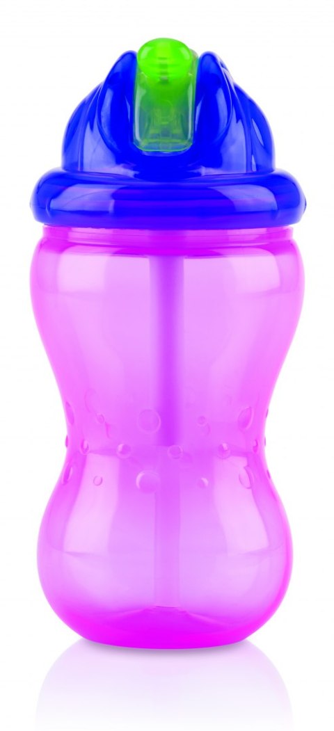 Nuby Bidon pstryczek-niekapek 360ml Różowy ID9801PINK