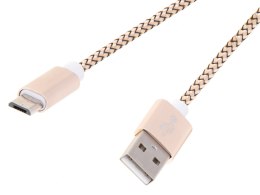 Ładowarka kabel USB typu C srebrna