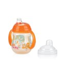 Nuby Treningowy kubek z uchwytami i blokadą przepływu napoju 270ml MIX ID10320