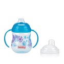 Nuby Treningowy kubek z uchwytami i blokadą przepływu napoju 270ml MIX ID10320