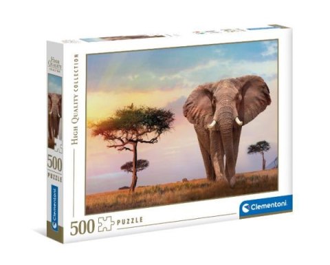 Clementoni Puzzle 500el Zachód słońca w Afryce. African sunset 35096