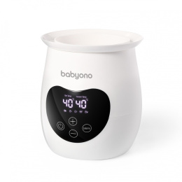 BABYONO HONEY Natural Nursing Elektroniczny podgrzewacz pokarmu i sterylizator 968/01 - biały