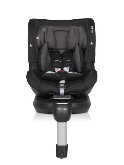 ROTARIO IsoFix EasyGo 0-18kg fotelik samochodowy - Iron ROTARIO IsoFix EasyGo 0-18kg fotelik samochodowy - Iron