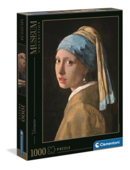 Clementoni Puzzle 1000el Museum Vermeer: Dziewczyna z perłą. Girl with a pearl earring 39614