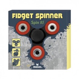 Finger spinner - czarny - zabawka zręcznościowa MOSES